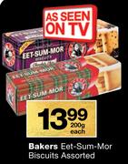Bakers Eet-Sum-Mor Biscuits-200g Each