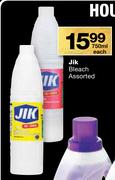 Jik Bleach-750ml Each
