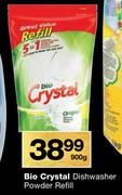 Bio Crystal Dishwasher Powder Refill-900g