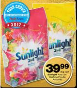 Sunlight Auto 2-In-1 Washing Powder-2kg Each