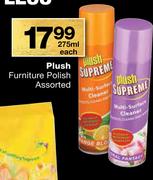 Plush Furniture Polish-275ml Each