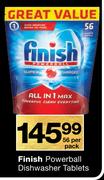 Finish Powerball Dishwasher Tablets 56-Per Pack