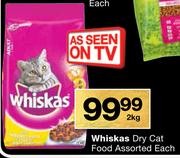 Whiskas Dry Cat Food-2kg Each