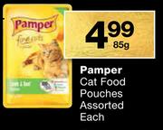 Pamper Cat Food Pouches-85g Each