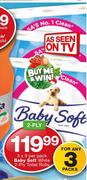 Baby Soft White 2-Ply Toilet Rolls-3 x 9 Per Pack