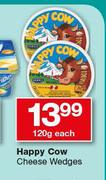 Happy Cow Cheese Wedges-120g Each