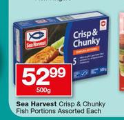 Sea Harvest Crisp & Chunky Fish Portions-500g