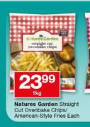 Natures Garden Straight Cut Ovenbake Chips/ American-Style Fries-1Kg