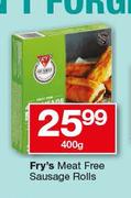Fry's Meat Free Sausage Rolls-400g