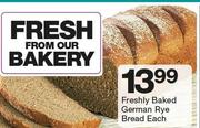 Freshly Baked German Rye Bread