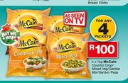 Mccain Country Crop/ Mixed Veg/ Garden Mix/ Garden Peas-4 x 1Kg