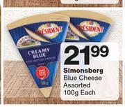 Simonsberg Blue Cheese Assorted-100g