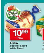 Albany Superior Sliced White Bread-700g