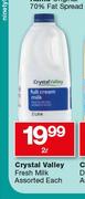 Crystal Valley Fresh Milk Assorted-2L 
