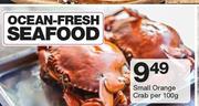 Small Orange Crab-100g