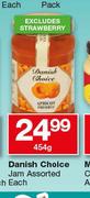 Danish Choice Jam Assorted-454g