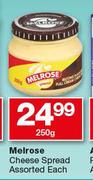 Melrose Cheese Spread Assorted-250g