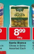 Santa Blanca Olives In Brine Assorted-195g