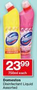 Domestos Disinfectant Liquid Assorted-750ml Each