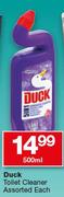 Duck Toilet Cleaner Assorted-500ml Each