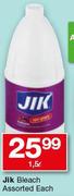 Jik Bleach Assorted-1.5Ltr