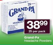 Grand Pa Headache Powder-25 Per pack