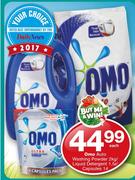 Omo Auto Washing Powder 2Kg/ Liquid Detergent 1.5L/ Capsules 14-Each
