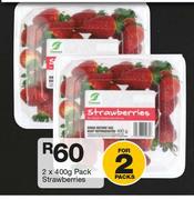Strawberries Pack-2 x 400g