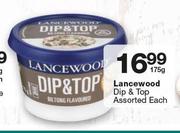 Lancewood Dip & Top Assorted-175g Each