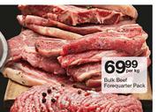 Bulk Beef Forequarter Pack-Per Kg