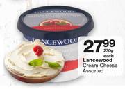Lancewood Cream Cheese Assorted-230g Each