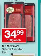 Mr Mozzie's Salami Assorted-150g Each
