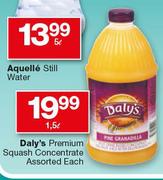 Daly's Premium Squash Concentrate Assorted-1.5Ltr Eac
