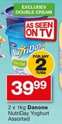 Danone Nutriday Yoghurt Assorted-2 x 1Kg