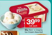 Ola Rich n Creeamy Ice Cream Assorted-1.8Ltr Each