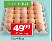 Large Eggs-30 Per Tray