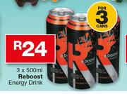 Reboost Energy Drink-3 x 500ml
