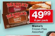 Mama's Frozen Pies Assorted-6 Per Pack