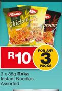 Roka Instant Noodles Assorted-3 x 85g