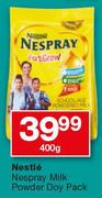 Nestle Nespray Milk Powder Doy Pack-400g