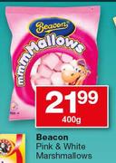 Beacon Pink & White Marshmallows-400g