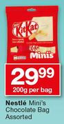Nestle Mini's Chocolate Bag Assorted-200g Per Bag