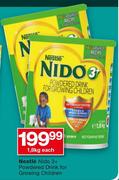 Nestle Nido 3+ Powered Drink For Growing Children-1.8Kg Each