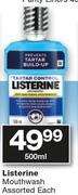Listeerine Mouthwash Assorted-500ml Each