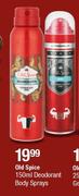 Old Spice Deodorant Body Sprays-150ml 