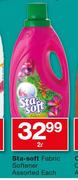 Sta Soft Fabric Softener Assorted-2Ltr Each