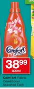 Comfort Fabric Conditioner Assorted-800ml Each