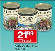 Petley's Dog Food Assorted-775g Each