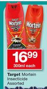 Target Mortein Insecticide Assorted-300ml Each