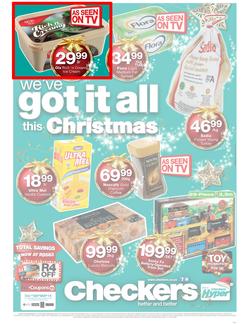 Checkers KwaZulu-Natal : We've Got It All This Christmas (24 Nov- 08 Dec 2013), page 1